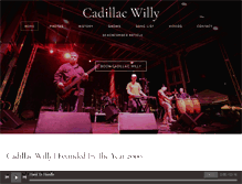 Tablet Screenshot of cadillacwilly.com